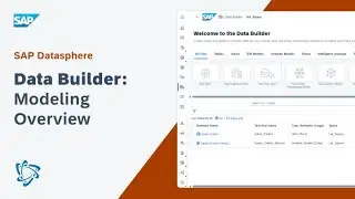 Data Builder Modeling Overview: SAP Datasphere