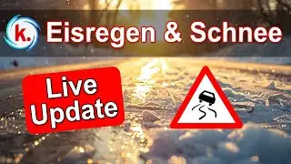 Unwetter durch Eisregen am Montag - das  Live-Update