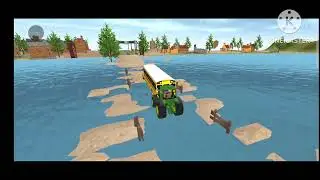 John Deere 4 by 4 rescue for school bus