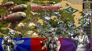 Red Alert 2 - Modern Warfare Mod | Extra Hard AI | Non Stop Attacking | ред алерт 2 Mod