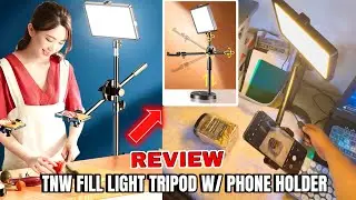 Affordable Vlogging Setup! TNW Fill Light Tripod with Phone Holder &ndash; Unboxing & Review