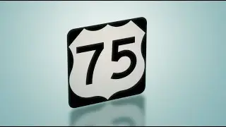 US-75 through Oklahoma, full-state version