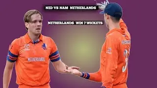 NETHERLANDS  WIN 7 WICKETS ! NAM vs NED?@BaldevBajaniya-g1v 