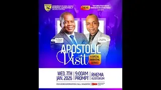 APOSTOLIC VISIT AND ANOINTING SERVICE