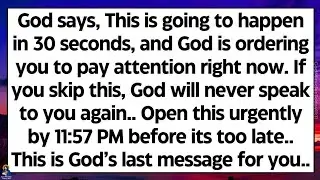 🧾God says, stop. This will happen in 30 seconds, If you skip this, God will never speak to you again