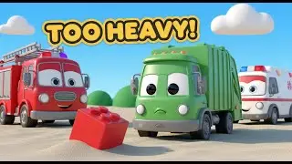 The Garbage Truck FAILED?! Watch What Happens Next On The Playground Construction Site!