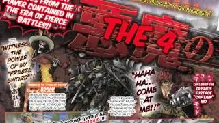 One Piece: Burning Blood - 4th Gear Luffy, Brook, Captain Kid Scan +Jump Festa Booth