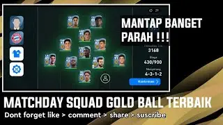 GAMEPLAY SQUAD GOLD BALL TERBAIK PES 2021 !!