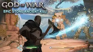 God of War | First Stone Ancient Fight ⚔️ | Brutal Kill