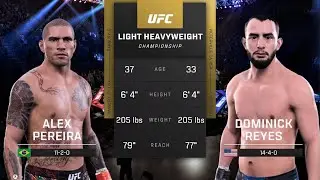 Alex Pereira VS Dominick Reyes | EA UFC 5