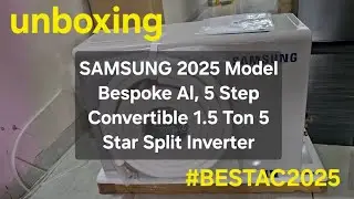 SAMSUNG 2025 Model Bespoke Al, 5 Step Convertible 1.5 Ton 5 Star Split Inverter - #bestac2025