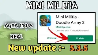 Mini militia new update version 5.3.5 mini militia new update 🔥🔥🔥🔥