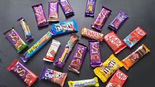100 candies opening, chocolate a video, lots of chocolates, Cadbury celebration, surprise toys