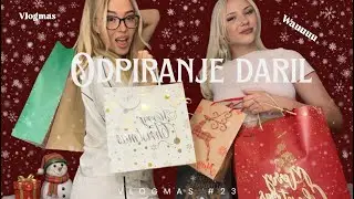 |𝐕𝐋𝐎𝐆𝐌𝐀𝐒 #𝟐𝟑| Odpiranje mojih Božičnih daril🎁