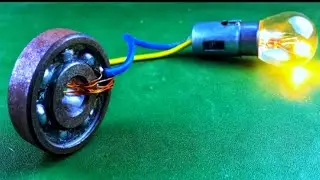 Electric 2026 Free Energy Generator 100% Self Running With DC Motor Using Wheel
