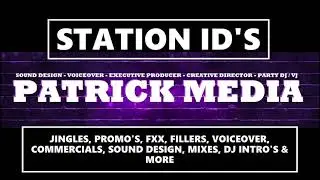 STATION ID'S 1....RADIO IMAGING PATRICK MEDIA SOUND DESIGN