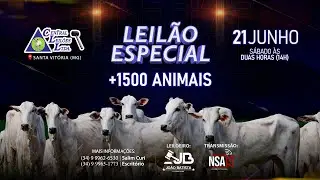 🌾  Leilão Especial Carga Fechada  - Central Leilões - Santa Vitória (MG) - 21 de JUNHO