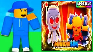 Roblox Minion Simulator: New School Update! (New Boss Minion, Pets, And More In Update 29)
