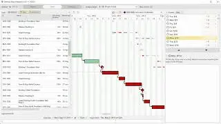 4.  Gantt Chart - Tutorial for Steelray Delay Analyzer