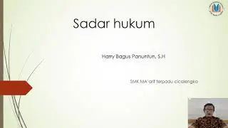 SADAR HUKUM - HARRY BAGUS PANUNTUN, S.H - MPLS 2020-2021 DARING