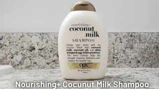 In Hand Review of OGX Nourishing Coconut Milk Shampoo 13 Ounce
