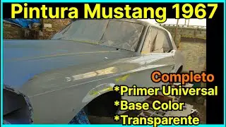 Proceso Completo de Pintura Automotriz en Ford Mustang 1967#pinturaautomotriz #hojalateriaypintura 