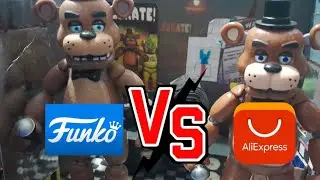 ORIGINAL VS BOOTLEG | fnaf freddy | funko aliexpress - erly juegos y videos