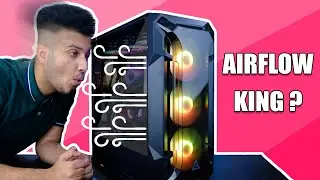 Antec DF 600 Flux Gaming Cabinet Review [HINDI] Best High Airflow Case in India ?