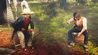 RDR2: John Marston is Making Fun of Micah Bell
