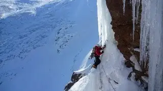 Can the DJI Neo Follow an Ice Climber up a Mountain? #djineo