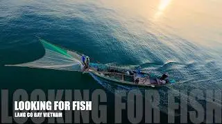 Fishermen Searching for Fish 🎣 | Lang Co Bay Vietnam | DJI Avata FPV 4 K