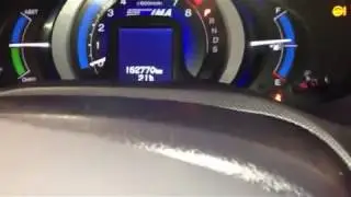 Сброс срока службы масла на Honda Insight 2010 года