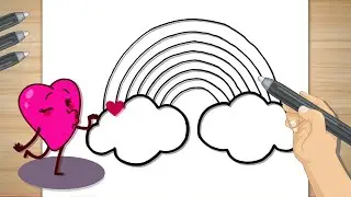 How to Draw a RAINBOW | Art for Kids