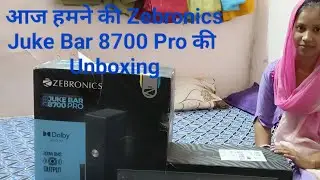 आज हमने की Zebronics Juke Baar 8700 Pro की Unboxing ।। Mastipage ।। Vlog-78 ।। Sarita Raj
