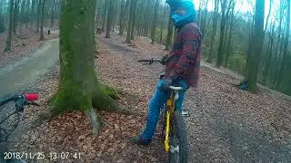 Blue run windhill bike park