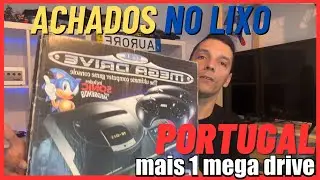 ACHEI UM MEGA DRIVE NA CAIXA NO LIXO EM PORTUGAL! 😱🕹️  #18