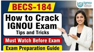 How to Crack IGNOU BECS 184 Exam (Tips & Tricks)