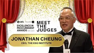 ProcureCon CIPS Asia Excellence in Procurement Awards 2023 - Interview with Jonathan Cheung