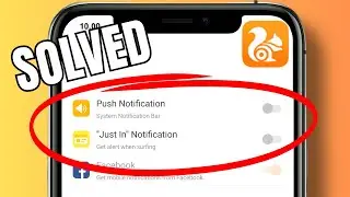 How to block push notifications on UC Browser