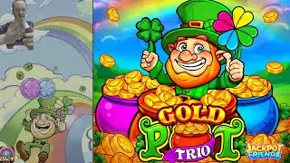 Leprechaun Slot Machine 🍀 Jackpot Bonus WIN! 🎉 Jackpot Friends Slots Casino 🍀 Gold Pot Trio