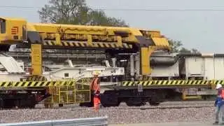 LGV BPL - La pose des rails - Avril 2015