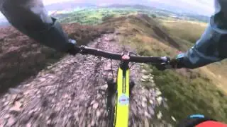 Lake District mtb - Skiddaw -  Ullock Pike descent