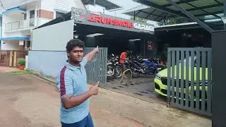 ARUN SMOKI GARAGE oru scene bike collection 💥🔥🔥 @arun_smoki#viral #trendingshorts