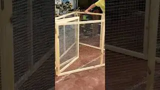 Розкладний вольєр //folding aviary #woodworking #dog #diy #cage #wood