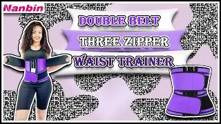 Double Belt Three Zippers Waist Trainer | Wholesaler | Waist Trainer Factory