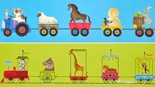 Pororo in Real Life - Farm Animals and Zoo Animals (real footage) (real animals)