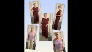 The Chanterelle wide leg Pants, a Vetiver Top and The Square Neck Top in embroidered linen.