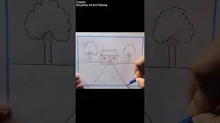 #Simple #Nature #Drawing #Art #technique #artwork #house