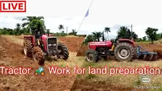 Трактор 🚜 Работы по подготовке земли