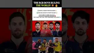 Rcb Boy's Rulling The World! 🏆🔥 #shortsfeed